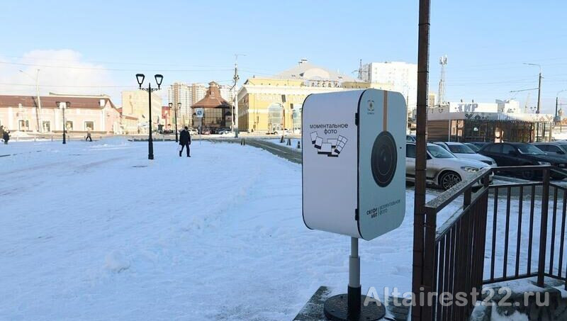 Фотобудки появились в туристическом центре Барнаула.