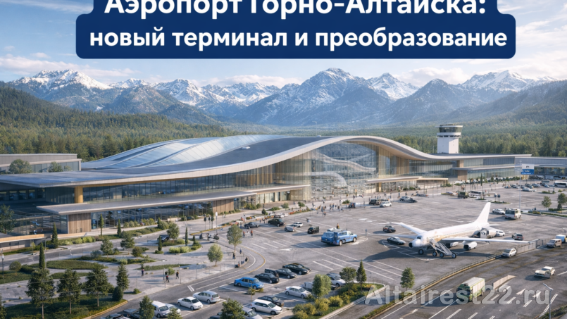 Горно-Алтайск готовится к масштабному обновлению: Главгосэкспертиза одобрила проект нового аэровокзала.